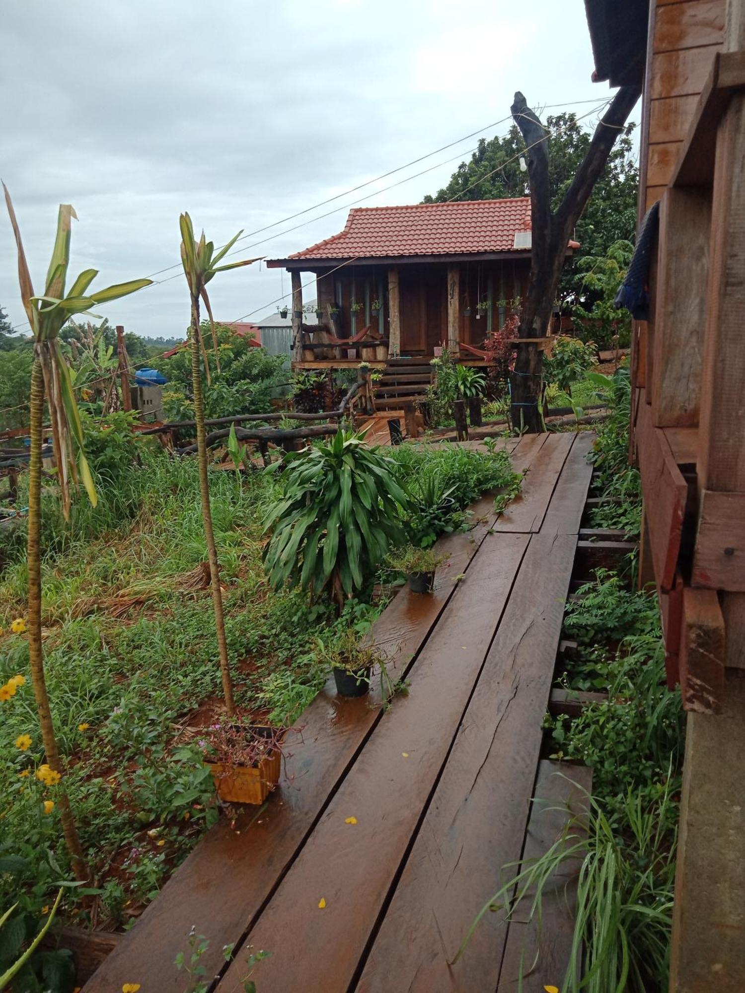 Happy Bungalow & Trekking Banlung Bagian luar foto